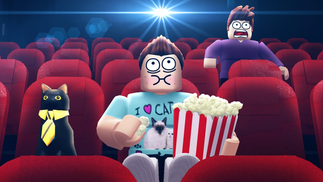I went to a Roblox Movie Theater..
