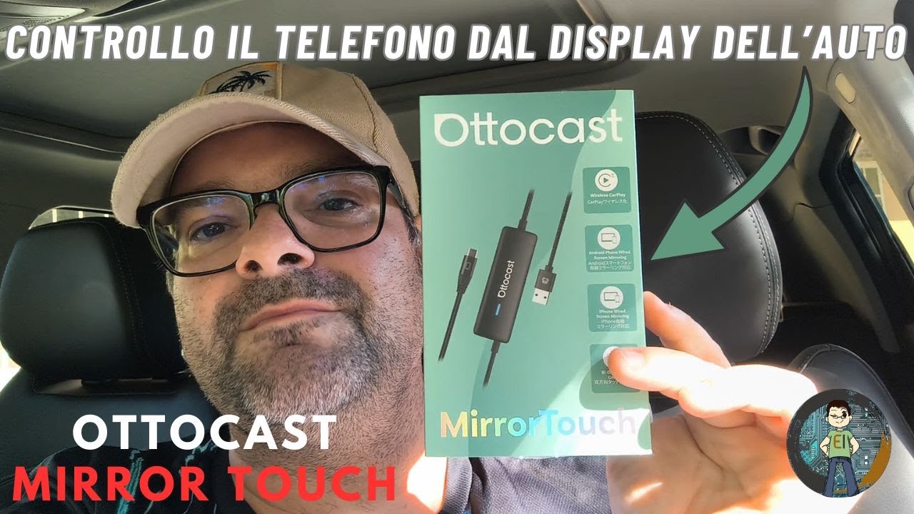 Ottocast MIRROR TOUCH - CONTROLLO completo del tuo SMARTPHONE sul display dell'AUTO