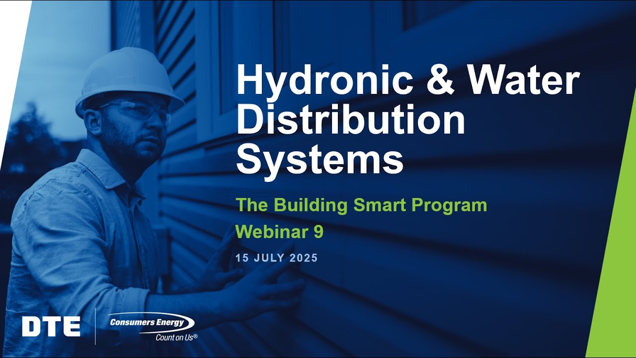 Building Smart Series | Hydronic & Water Distribution Systems