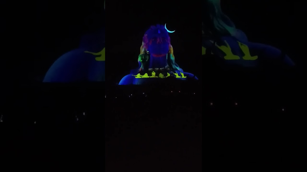 Adiyogi লাইটিং এর মাধ্যমে মহাদেবের অপূর্ব দৃশ্য🙏🙏
