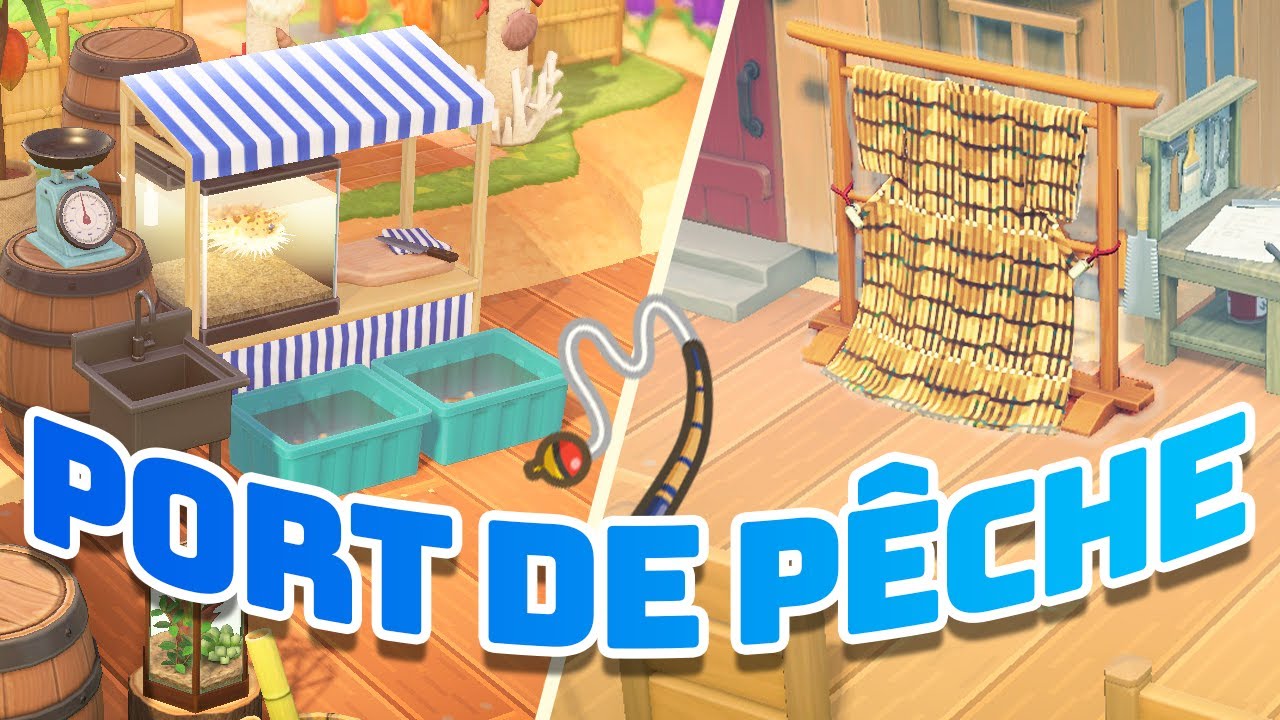 🐠 PORT DE PECHE • Décoration Animal Crossing New Horizons