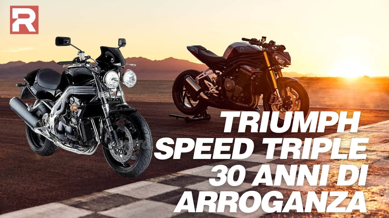 Triumph Speed Triple 1200 RS 2025 l'ultima di una dinastia sul mercato da 30 anni. Ecco la storia