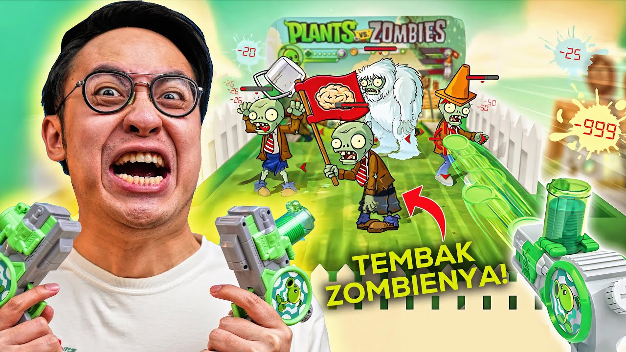 GUE COBA MAIN PLANTS VS ZOMBIES DI DUNIA NYATA DAN TERNYATA… 🤯🧟‍♂️