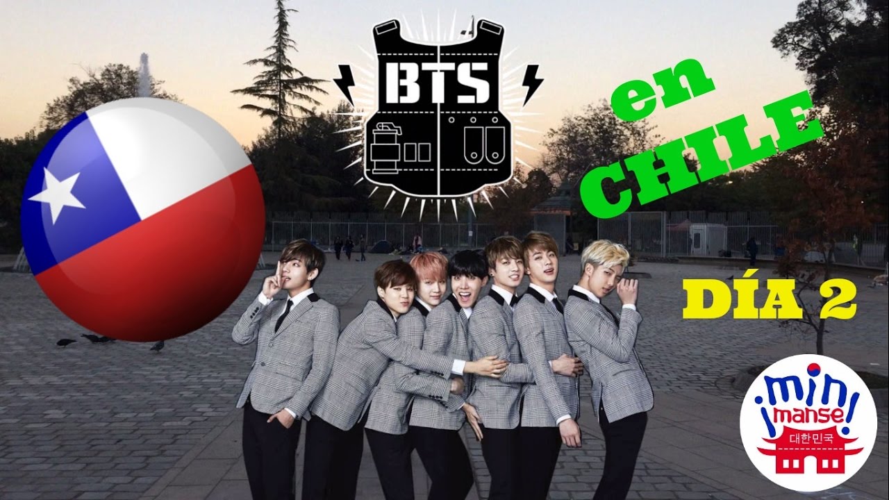 BTS EN CHILE -día 2- 방탄소년단 -칠레