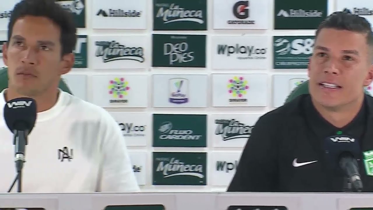 El DT Diego Arias y Matheus Uribe, TRAS LA DERROTA FRENTE AL Cali por #LigaBetPlayDimayor 2026-I