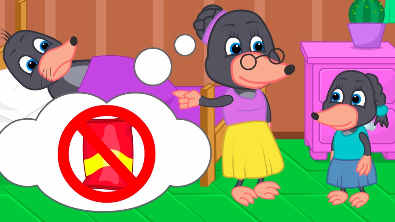 Benny Mole and Friends - I was banned from chips Cartoon for Kids