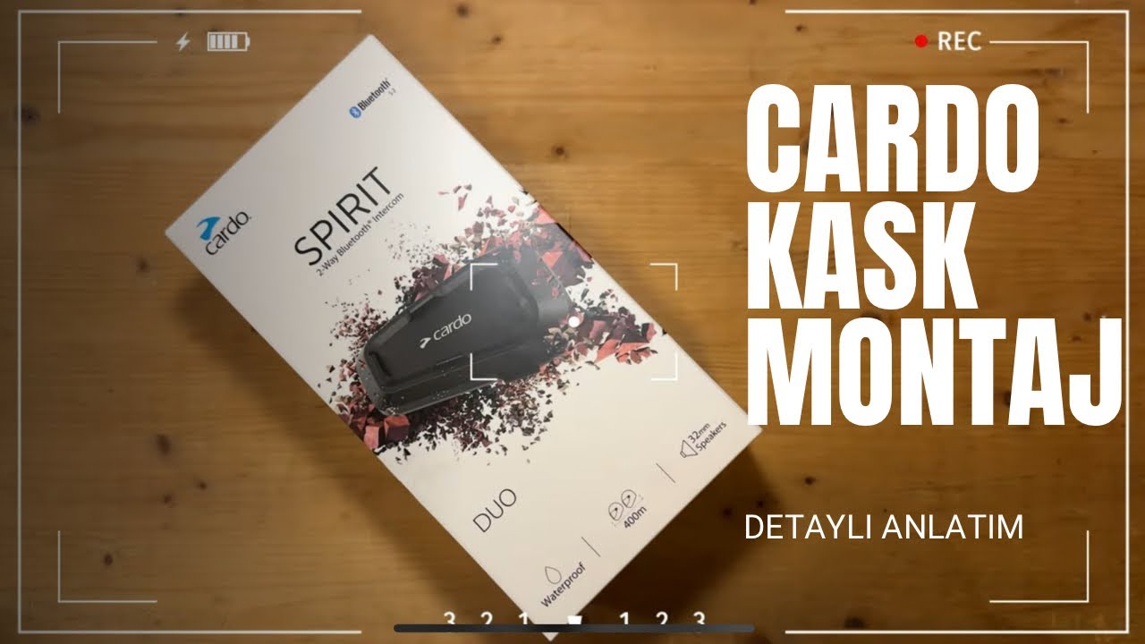 INTERCOM NASIL TAKILIR | DETAYLI ANLATIM VE ÖRNEK MONTAJ | CARDO SPIRIT INTERCOM