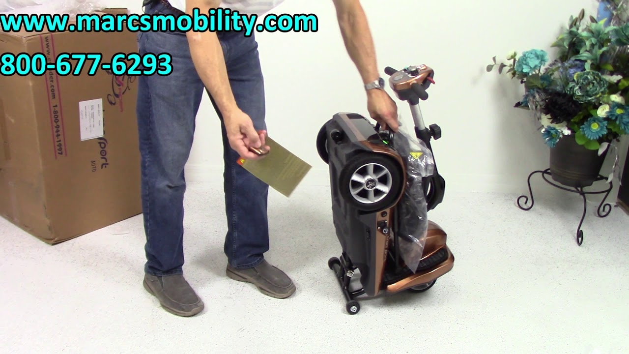 Легкий складной самокат AF Transport весом 44 фунта &mdash; Ev Rider &mdash; Marc's Mobility