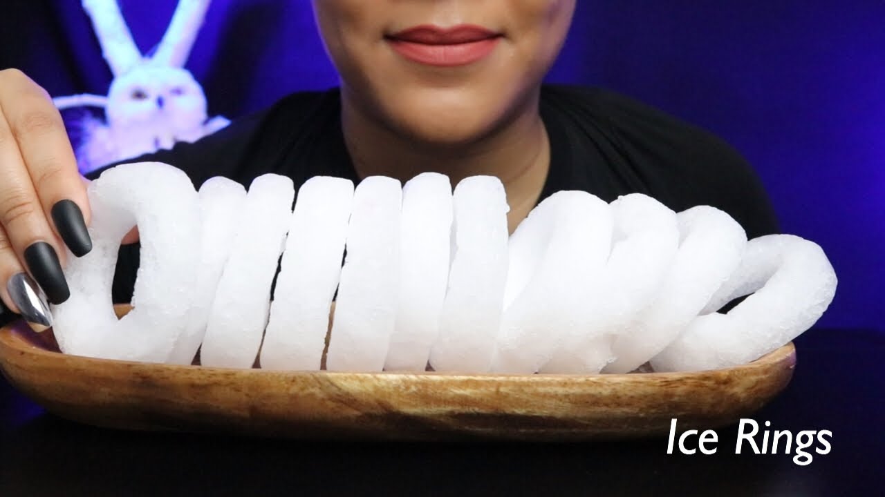 ASMR Powdery Ice Rings Request