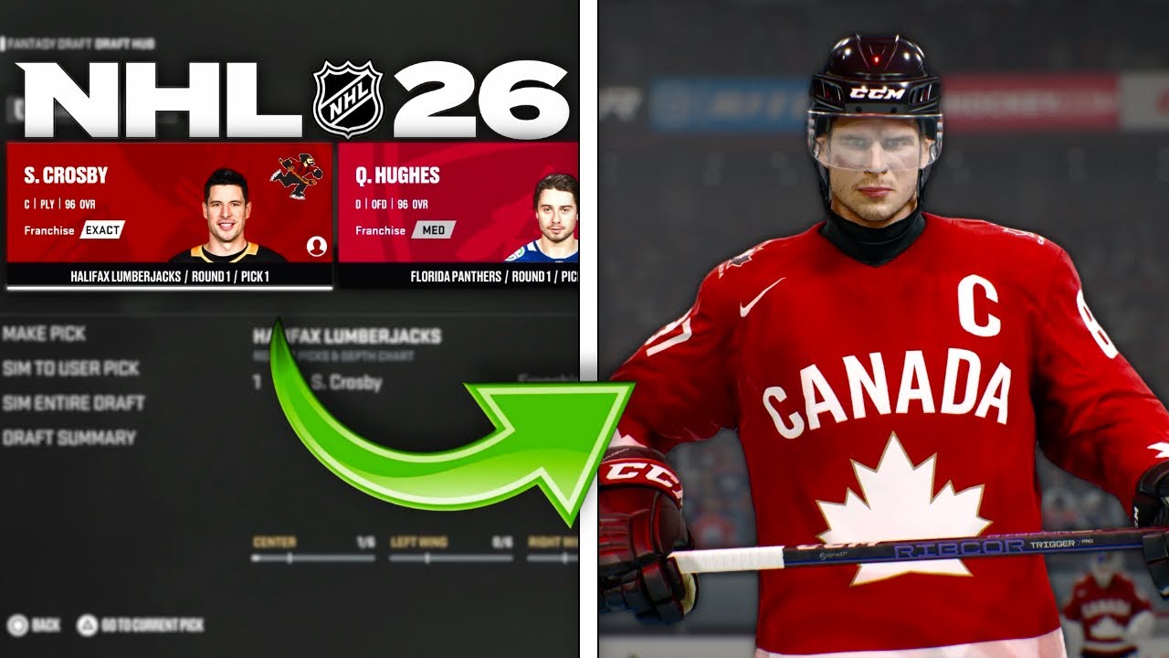 В NHL 26 я могу использовать только канадских игроков