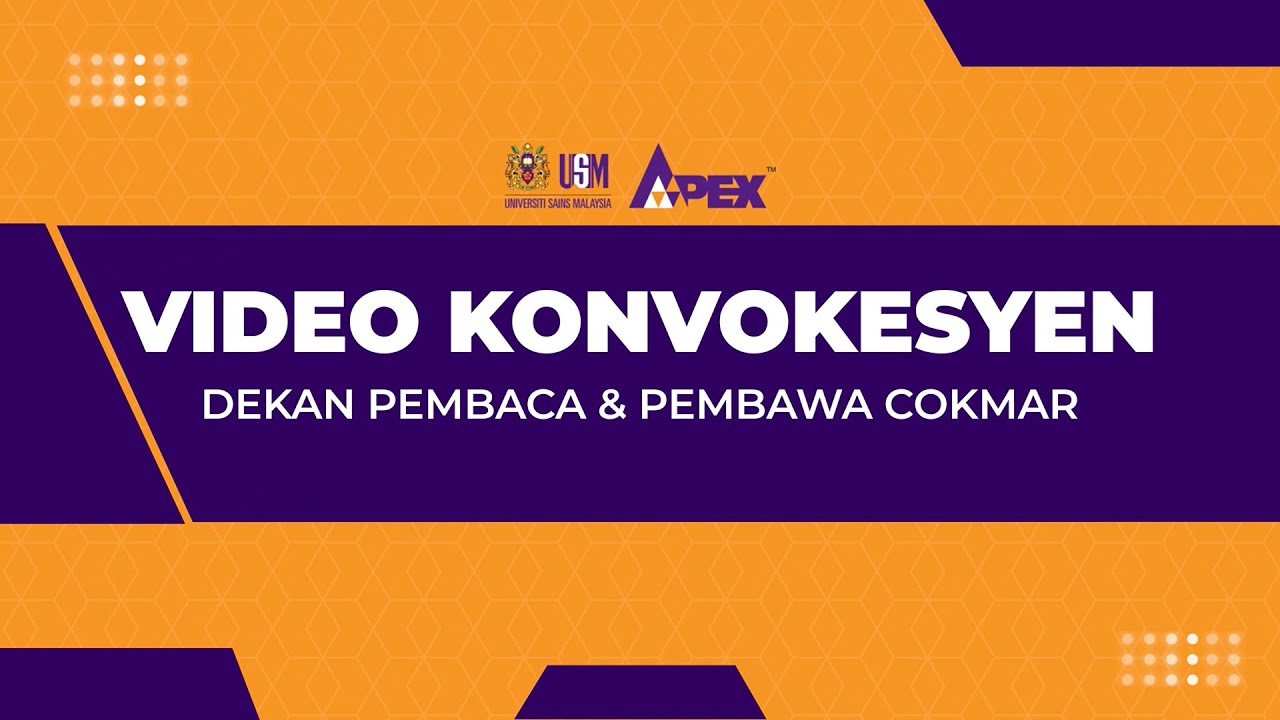 VIDEO PEMBACA DEKAN DAN PEMBAWA COKMAR UPACARA KONVOKESYEN 2025