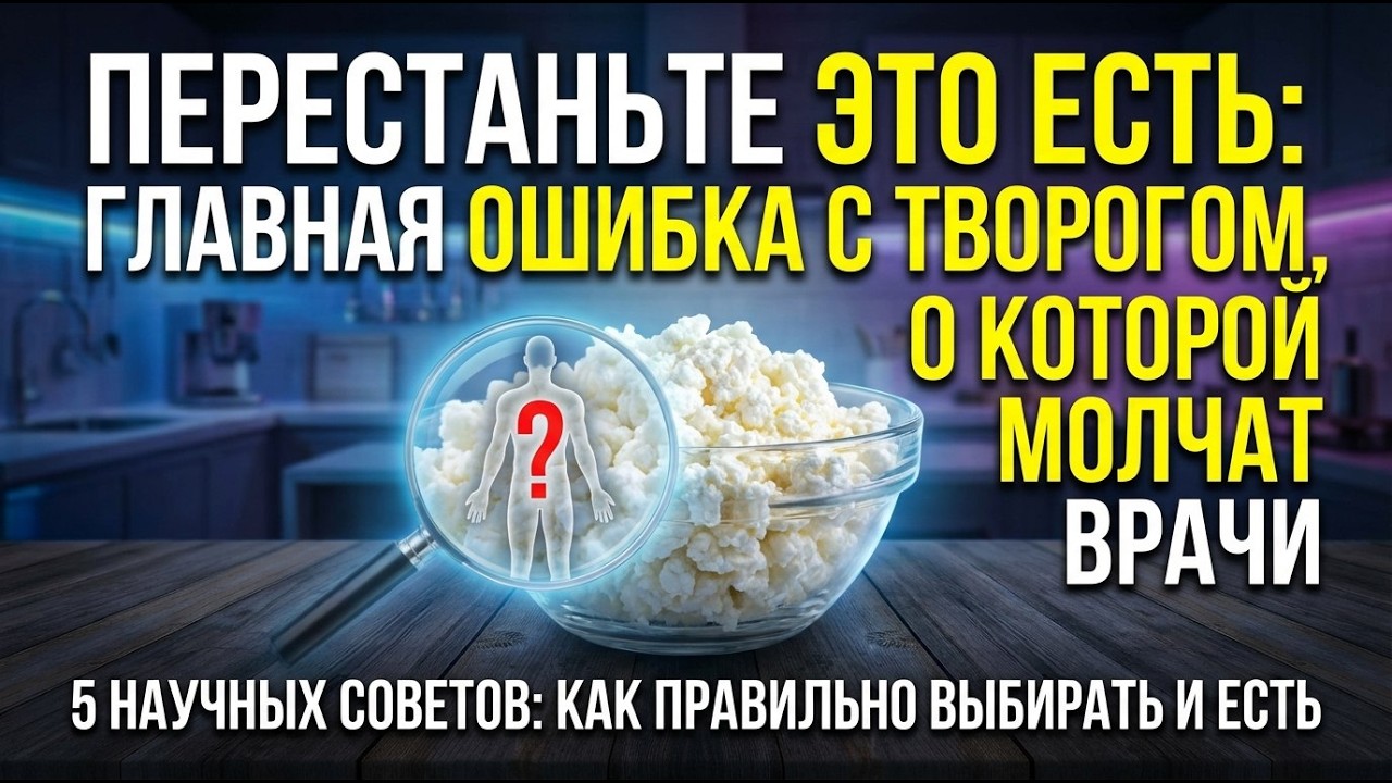 Перестаньте это есть: Главная ошибка с творогом, о которой молчат врачи