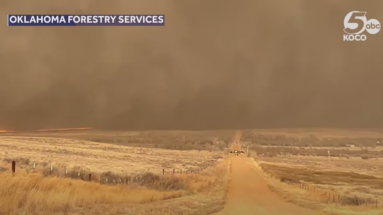 Wildfire shuts down highway in Oklahoma Panhandle as fire warning issued for Beaver County