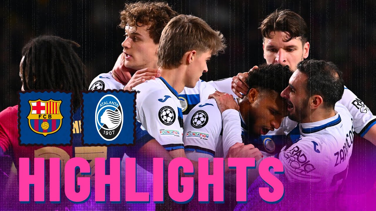 Pareggio al Montju&iuml;c 🤯 | Highlights Barcellona-Atalanta 2-2 | MD8 UCL League Phase 2024/25