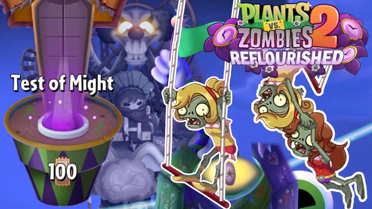 Test of Might - Caliginous Carnival endless lvl 100+ | PvZ 2 Reflourished