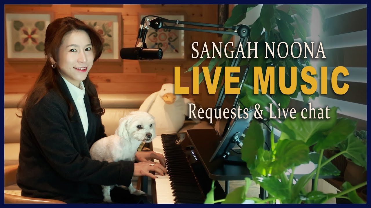 🔴LIVE Piano (Vocal) Music From Korea with Sangah Noona! 1/24