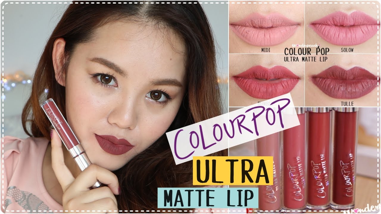 [REVIEW] ColourPop Ultra Matte Lip | Wonderpeach