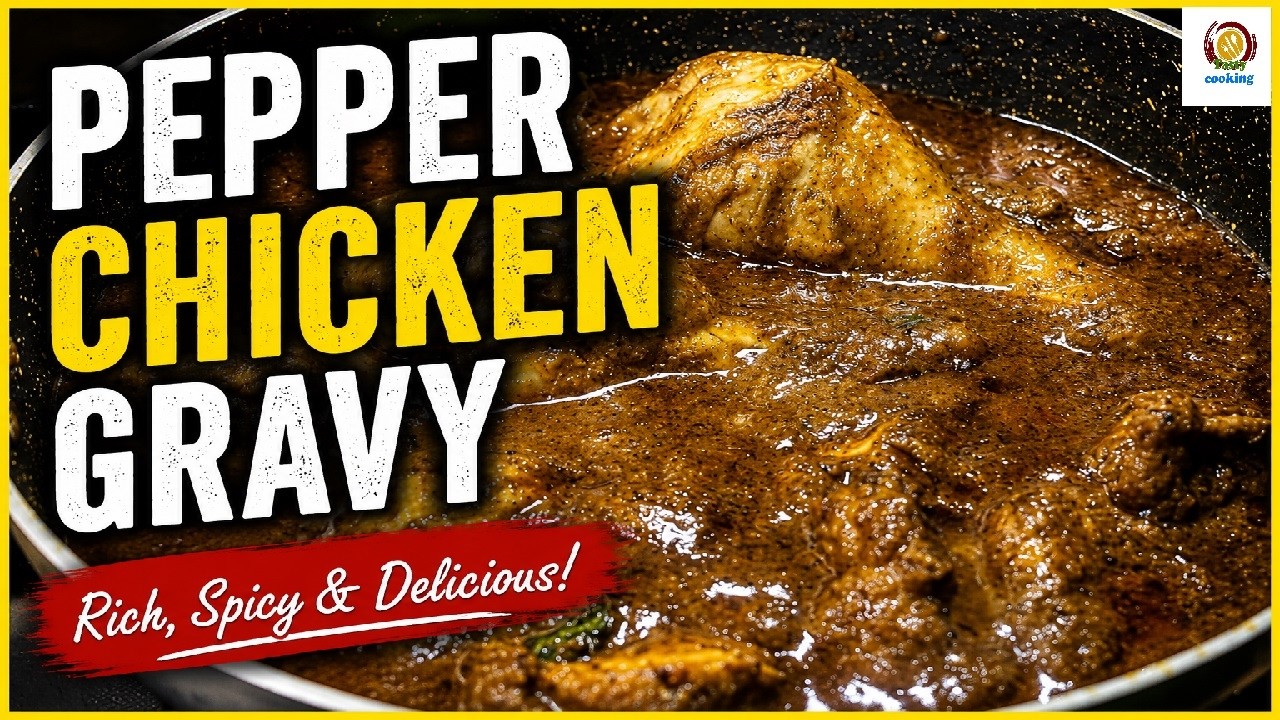 Chicken gravy recipe/pepper chicken gravy/chicken curry recipe