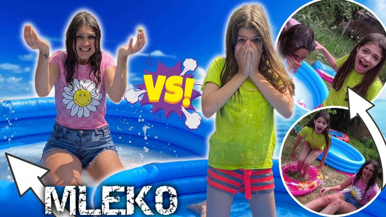 NEMOJ UPASTI U POGRESAN BAZEN! PUN BAZEN MLEKA I JAJA