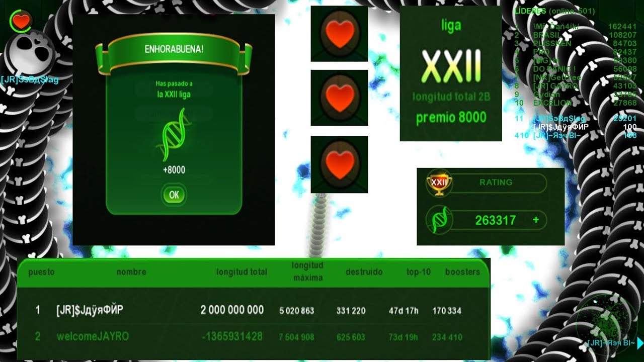 Wormax.io League 22(XXII) - JayroJr 🇵🇪