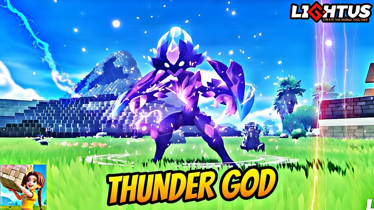 FINALLY I MEGA EVOLVED THUNDER GOD IN LIGHTUS | LIGHTUS GAMEPLAY | PALWORLD | ANIIMO | 