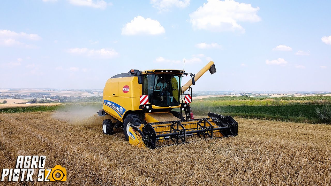🌾Żniwa 2023🌾Jęczmień pod kosę🌾 😈New Holland TC5.70😈 🔥John Deere 6120m🔥😈 ⭐GrSzafarski⭐