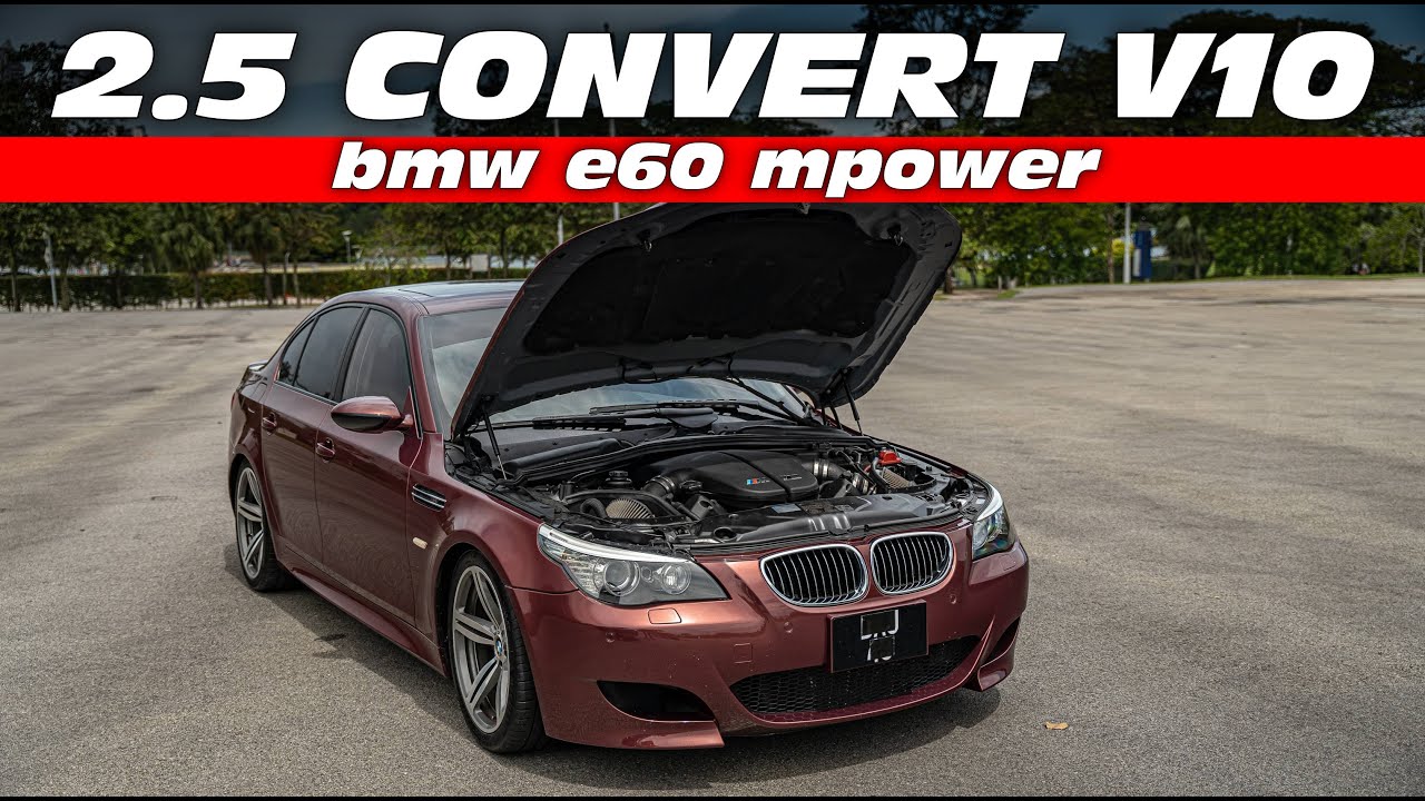 Bmw E60 from 2.5 L convert V10 5.0 L by Conti JDM Auto