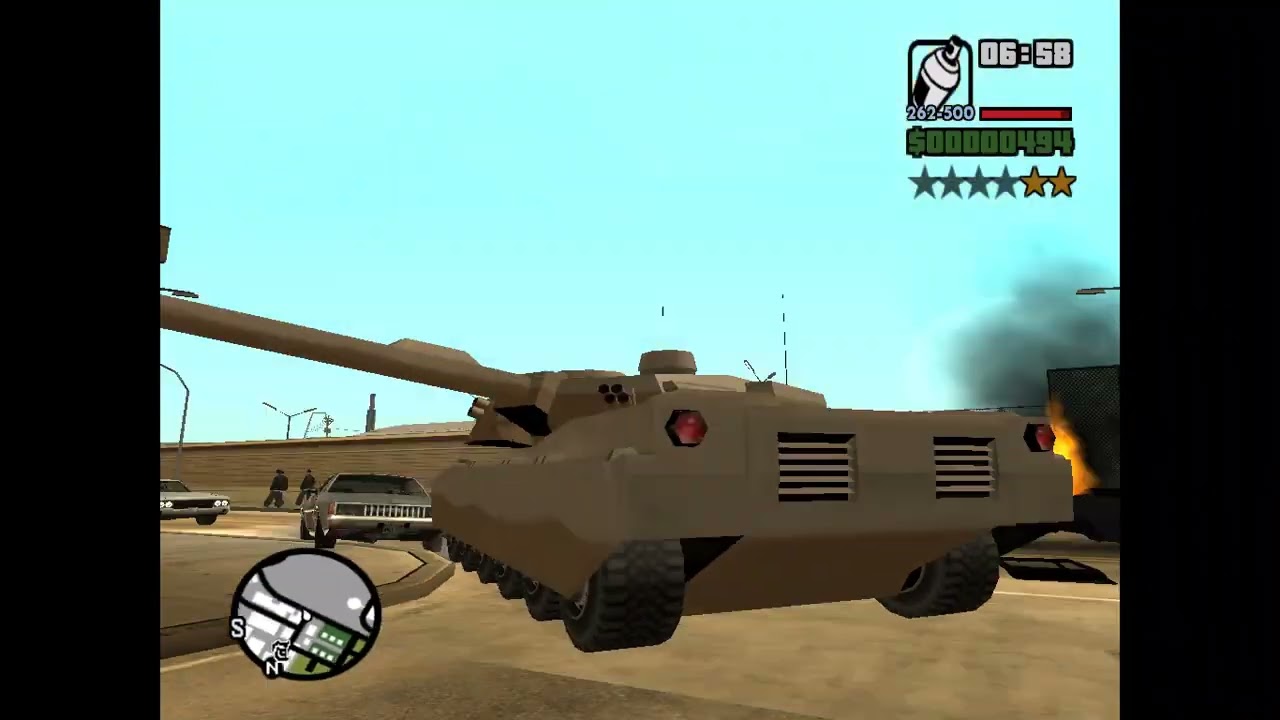 GTA SAN : goofing around
