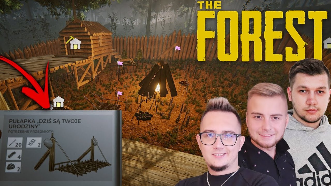 Budowa Ogrodzenia Obronnego & Pułapki?😱Co Odkryliśmy?🤔THE FOREST[3x KAMERKI]😂 #7🤠MafiaSolecTeam🚜