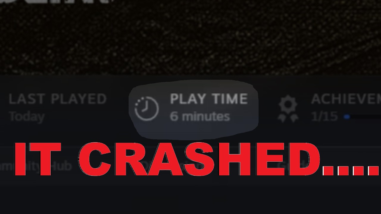 MY GAME CRASHED IN 6 MINUTES!!!! || The Deadline