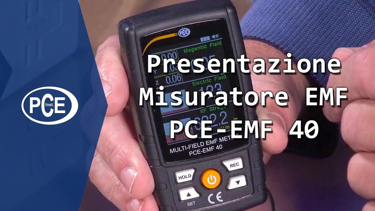 Presentazione del misuratore EMF PCE-EMF 40 | #pceinstruments