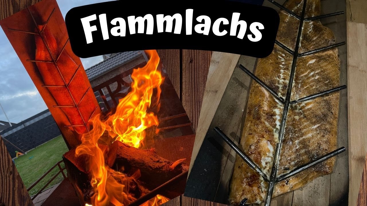 Zubereitung von Flammlachs