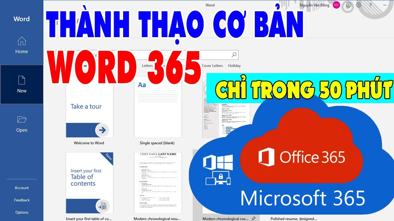 Hướng Dẫn Sử Dụng Word 365 Cở Bản Cho Người Mới Bắt Đầu | Hướng Dẫn D&ugrave;ng Word 365 Cực Kỳ Chi Tiết