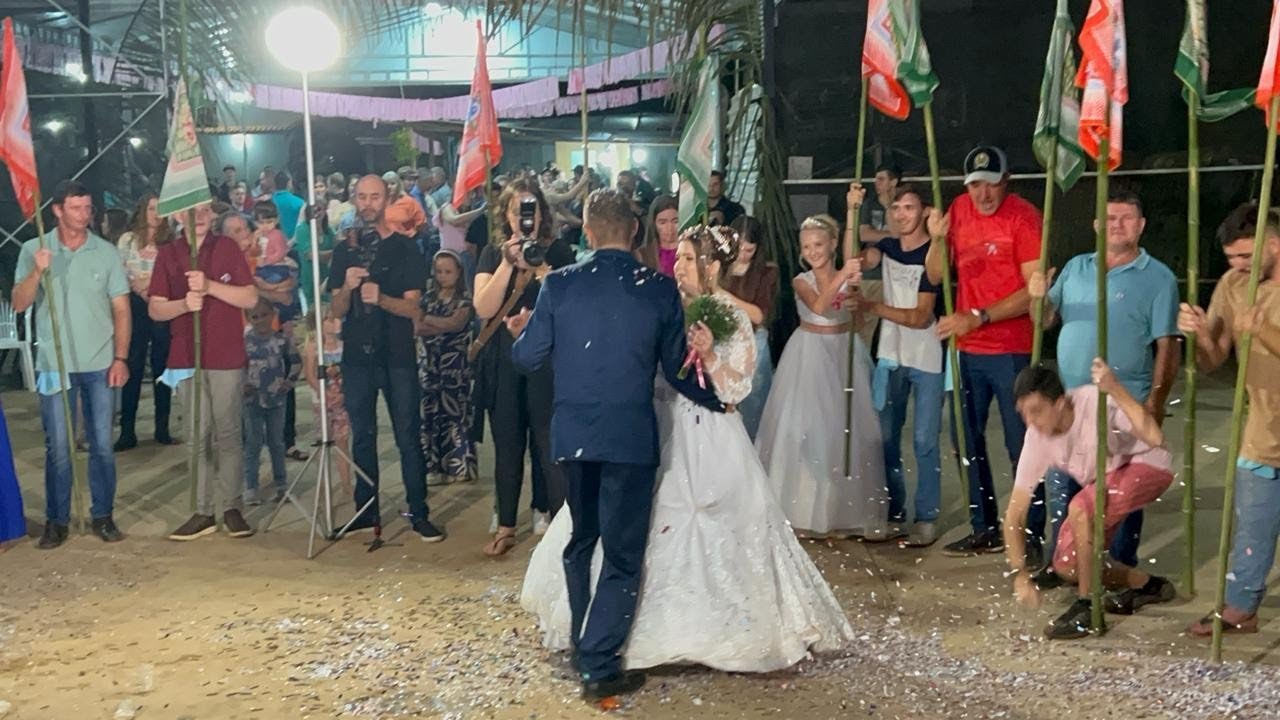 Luciene e Deolindo - Casamento pomerano - Rio das Farinhas-Santa Leopoldina-ES
