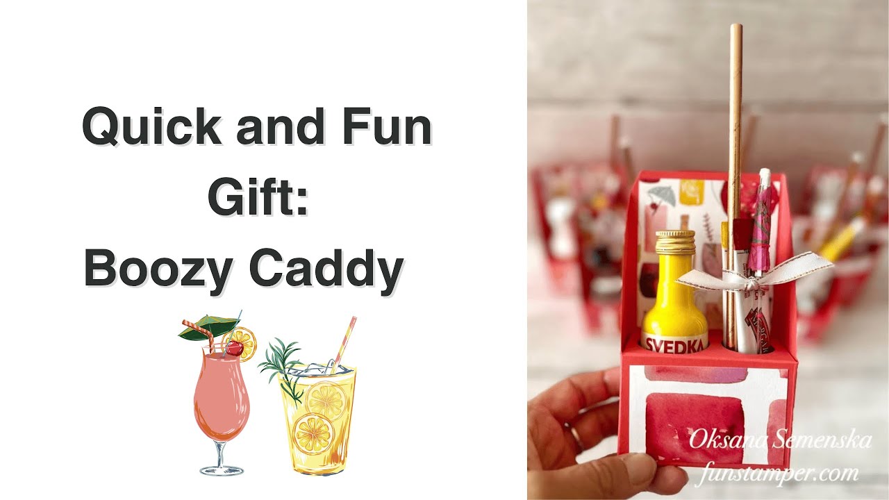 Celebratory Sips - Cute Boozy Caddy