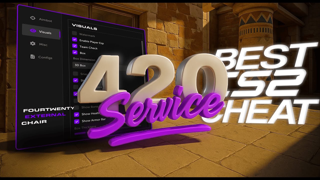 [420 CHEAT SHOWCASE] MOST UNDETECTED CS2 CHEAT?! | 420 Services