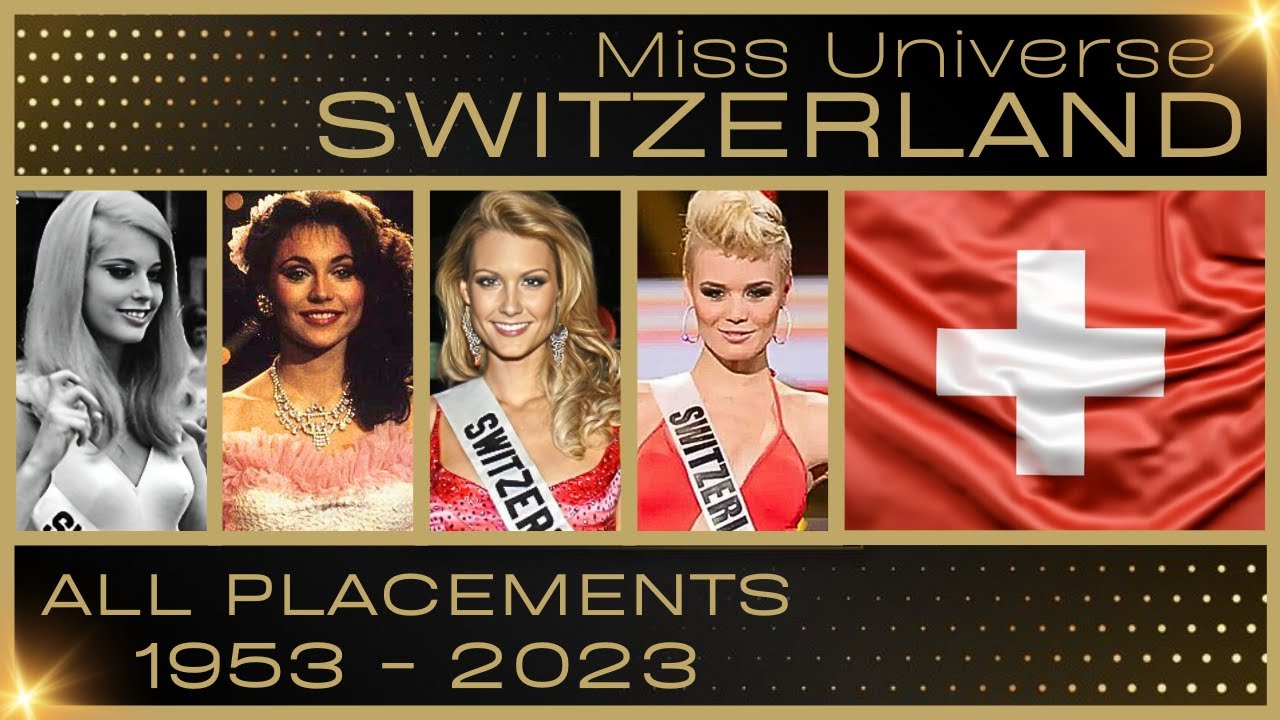 MISS UNIVERSE SWITZERLAND | EVERY PLACEMENT 1953-2023