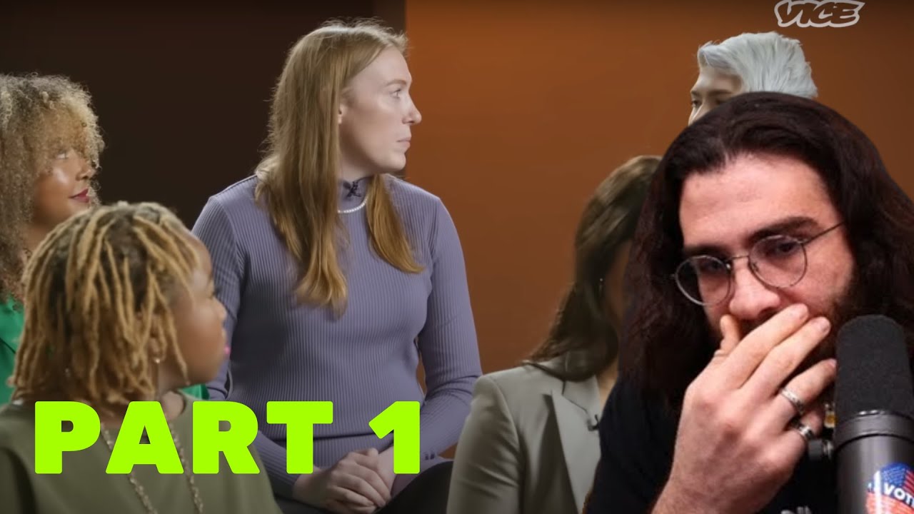 Hasanabi reacts to VICE - Anti & Pro Feminists Debate Abortion, Trans Rights - Part 1
