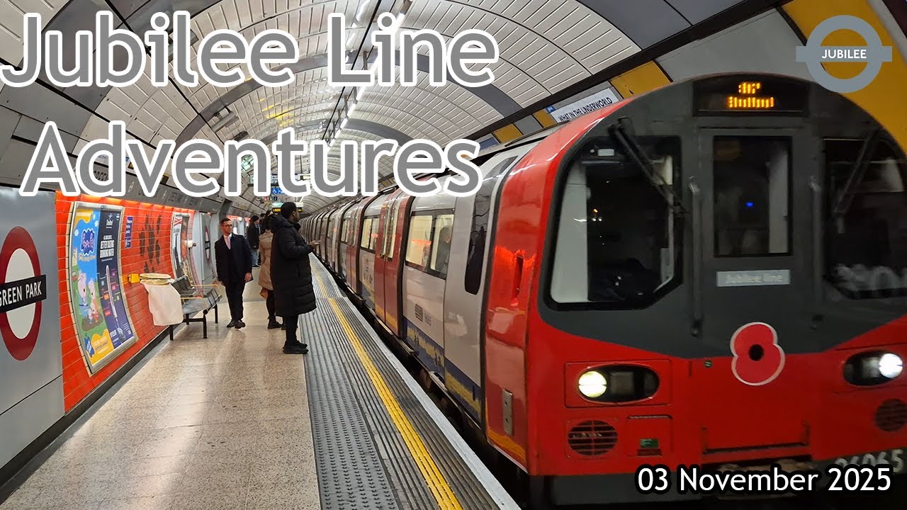London Underground Jubilee Line Adventures (03 November 2025)
