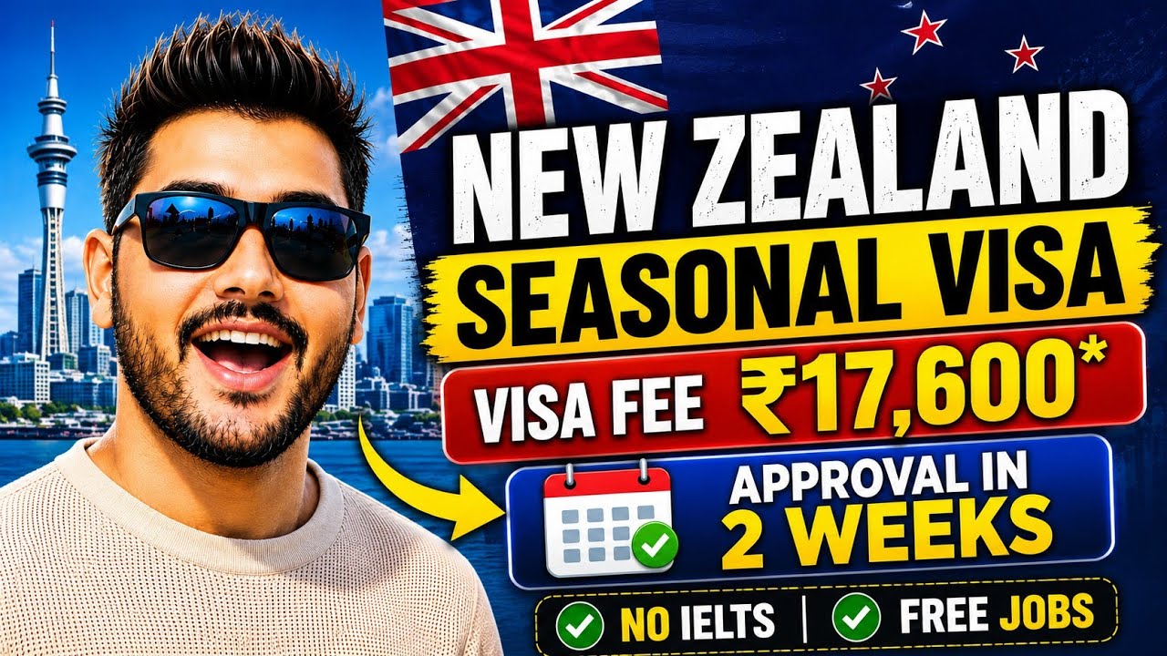 🔥 New zealand 🇳🇿 Seasonal Visa 2026 | Approval in Just 2 Weeks | No IELTS | No High Degree 