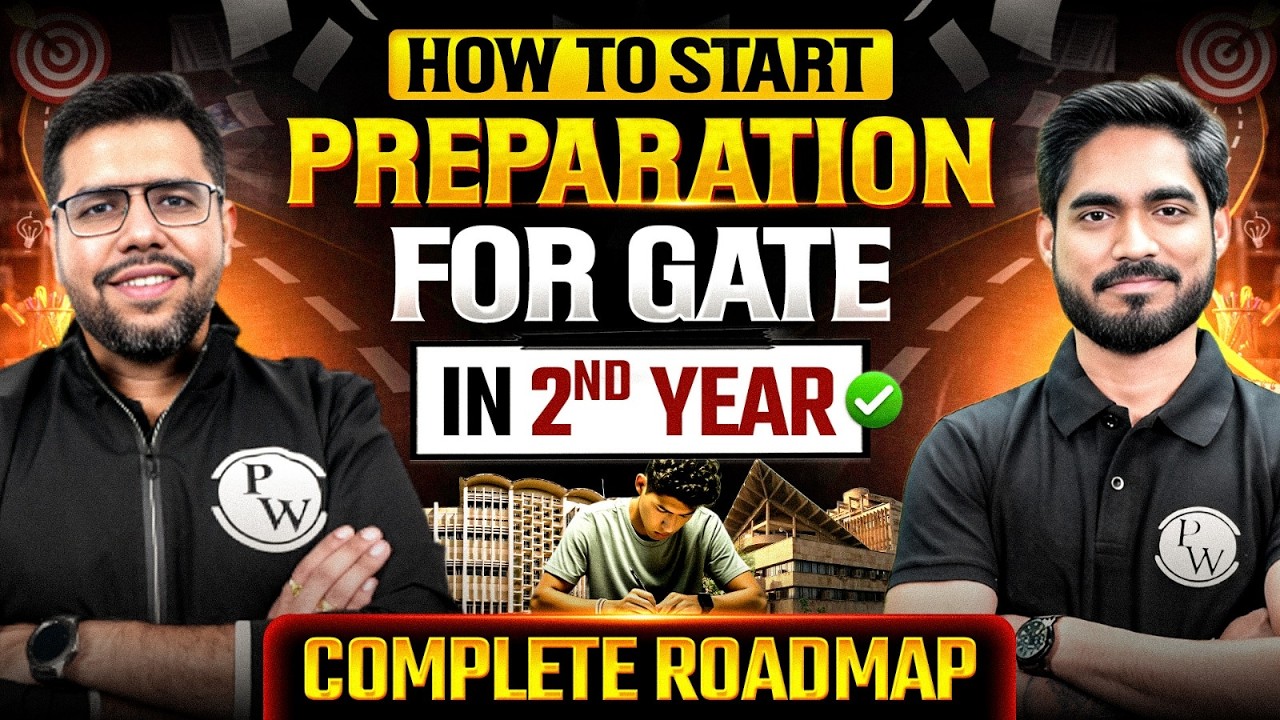 How to Start GATE Preparation in 2nd Year Of College | Complete Roadmap