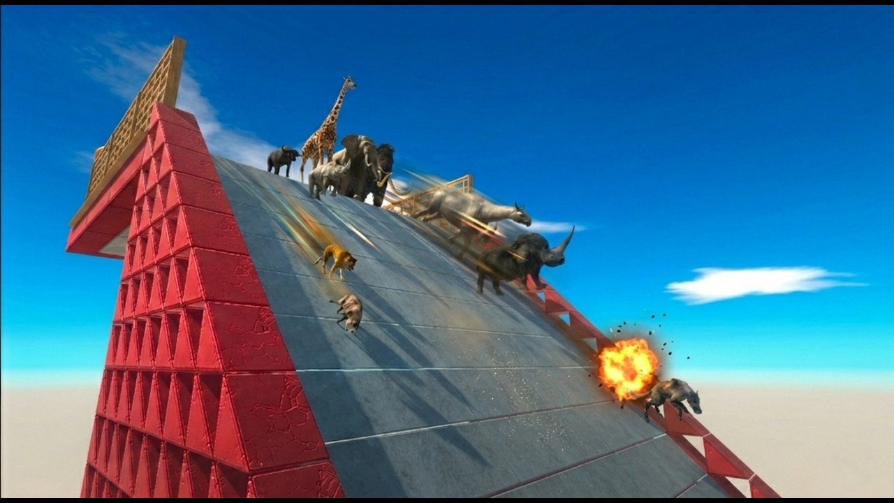 Modern Mammals vs Prehistoric Mammals 🔥 | Who Will Fall Faster?! 💥