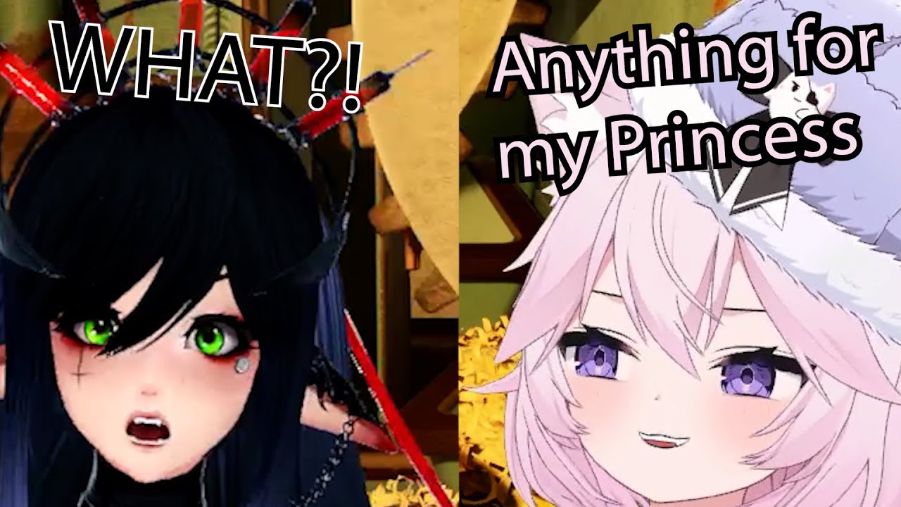 Nyanners tries very hard to impress Layna Lazar