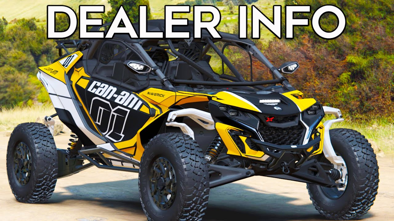 Dealer Info! NEW 2024 Can Am Maverick R! Offroad lineup X3-Utility Models