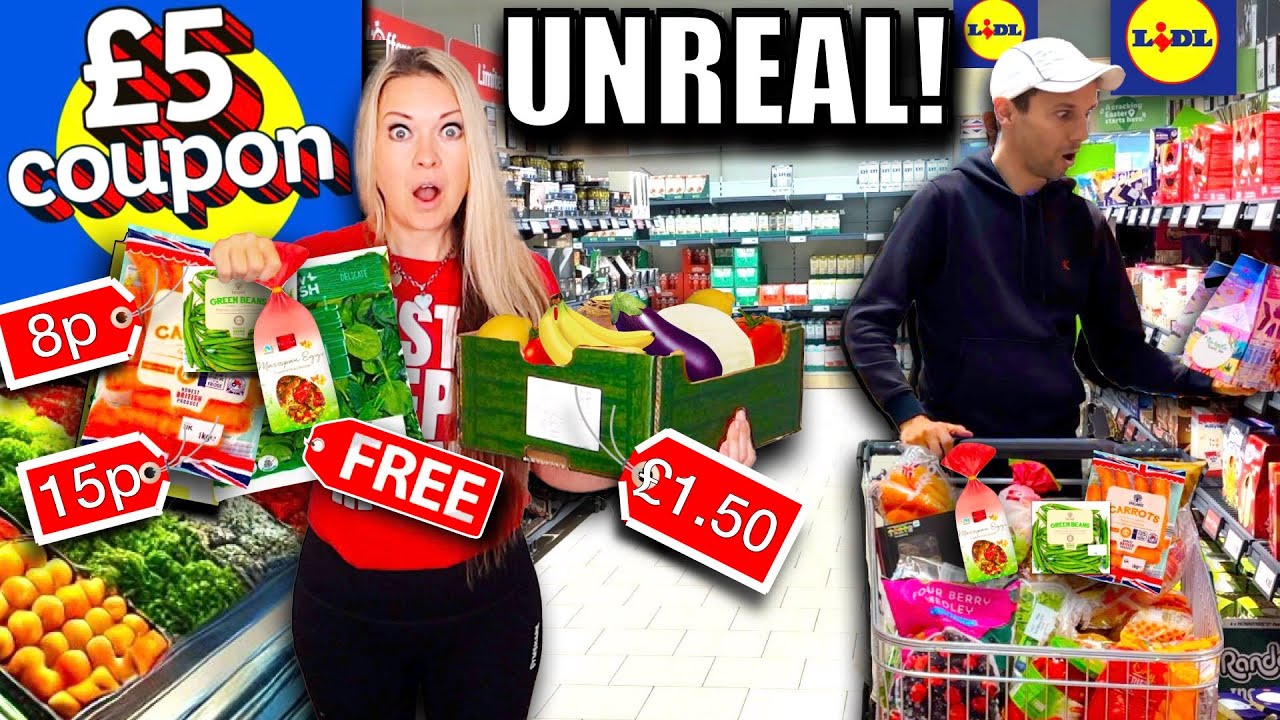 Our CHEAPEST EVER weekly food shop at LIDL 🤑 HUGE SAVINGS!