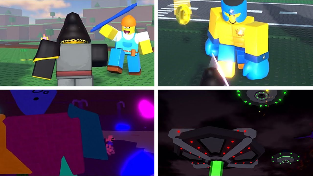 Noob Mayhem - All Bosses (Roblox)