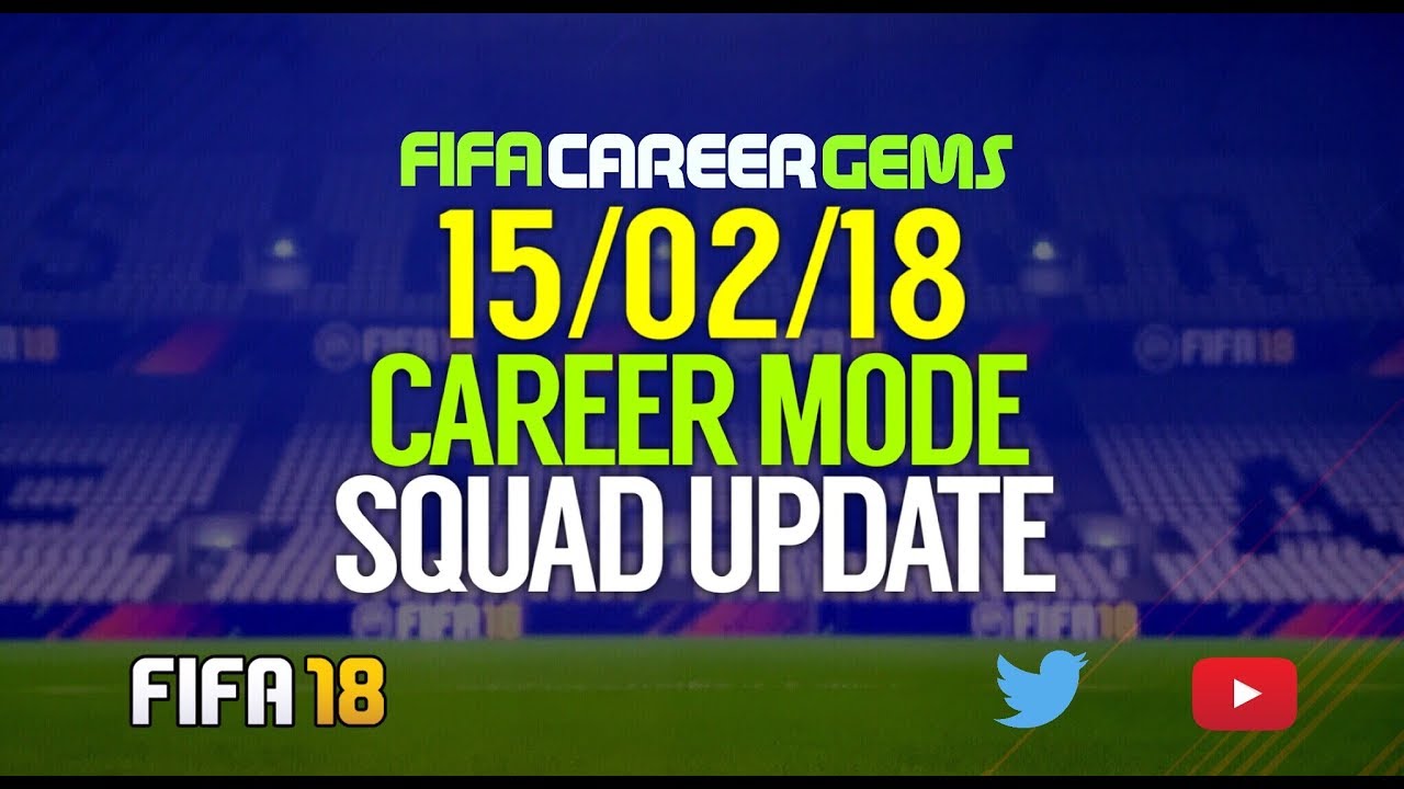 15/02/18 FIFA18 Career Mode Squad Update