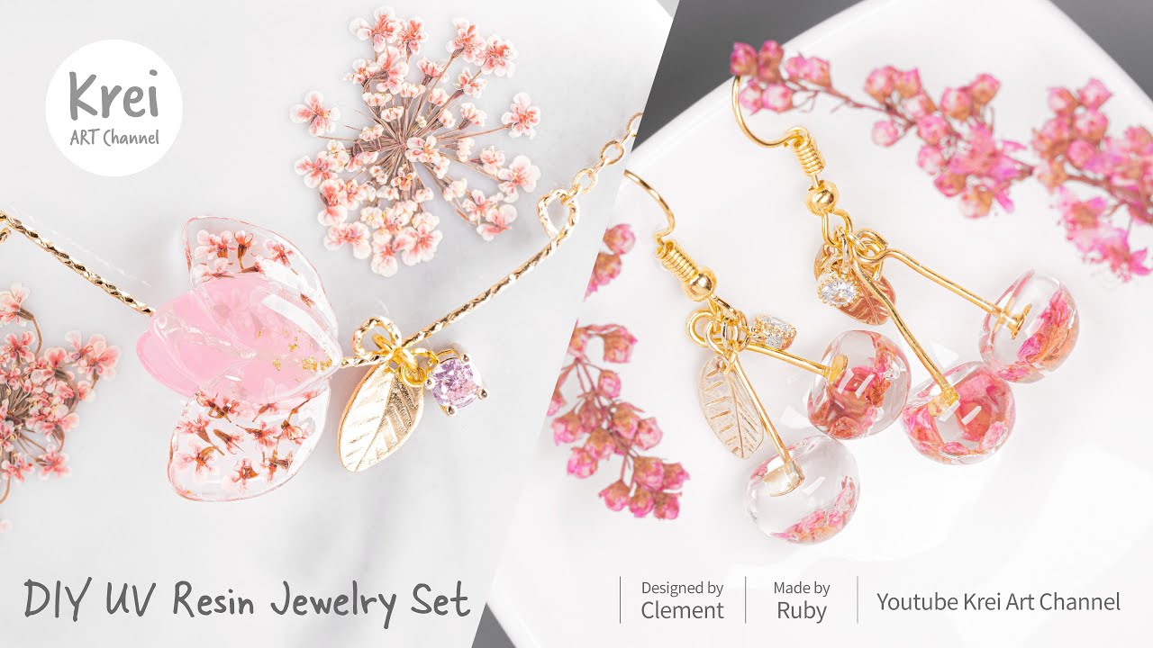 【UVレジン】ピンクコレクション魅惑のセット〜♪ UV Resin -Enchanting Pink Collection Set!!