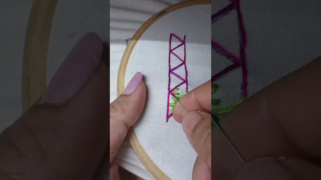 Elegant stitches 🪡🪡#trending #diy 