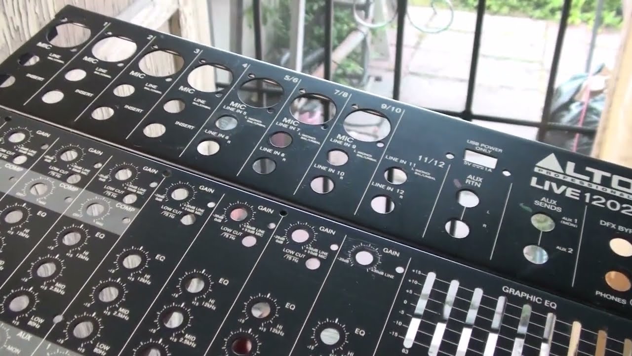 How to clean a Alto mixer for better sound quality